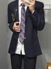 Primavera y Otoño Azul Marino Universitario Japonés Traje de Uniforme DK de Dos Hebillas Escuela para Uniforme de Hombre y Mujer Ropa de Clase