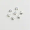 Contas espaçadoras de estrela de cinco pontas preservadoras de cor folheadas a ouro 14K estrela brilhante com furo passante acessórios para pulseira colar de joias com contas DIY