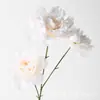 Flor de Peonía Artificial de 3 Cabezas Estilo Europeo Personalizada para Boda y Decoración del Hogar, Flor Artificial, Peonía Occidental al por Mayor