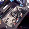 Mouse Pad Grande de Mecha Gundam com Sensação de Tecnologia para E-Sports, Estudo, Jogos e Uso em Dormitório, Tapete Antiderrapante e Espessado para Mesa de Computador