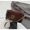 Bolsa de corrente de alta qualidade, elegante e de luxo leve, transfronteiriça, para mulheres, nova bolsa quadrada pequena da moda com estampa de leopardo para o dia a dia, bolsa de ombro e transversal