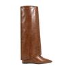 Comercio exterior transfronterizo chica sexy pasarela biblioteca botas tubo 2025 otoño e invierno nuevo botas de moda de tacón alto tubo largo ajustado botas de talla grande