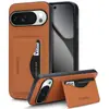 Adequado para capa de celular Google Pixel 11ProXL, Google 10 com suporte para cartão capa traseira capa protetora de couro