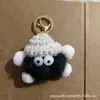 Piel sintética de visón Muñeca Bola de Carbón Pequeña Colgante Muñeca de Pareja Llavero para Bolso Llavero para Mochila Versátil y Linda