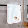 Nuevo juego de baño de tres piezas 2025 que algodón algodón vellón coral absorbente pelusa caricatura cachorro toalla de baño mujeres