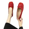 Zapatos Mary Jane con Lazo Femeninos Moda Otoño para Mujer Zapatos de Ballet Franceses Slip-On Zapatos de Tacón para Vestir