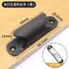 Manija de Plástico sin Taladro, Manija de Puerta Móvil Simple para Ventanas, Gabinetes, Puertas Correderas de Balcón, Manija de Puerta de Montaje Superficial con Superficie Adhesiva de Vidrio