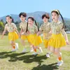 61 Disfraces de Porristas Infantiles Disfraces de Danza Coral de Jardín de Infancia Uniformes de Clase para Eventos Deportivos de Primaria de Verano