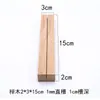 Soporte de Madera Maciza para Placas de Etiqueta-Placa de Etiqueta de Pie-Tablero de Exhibición de Precios para Panadería-Pastel Postre-Soporte de Madera Maciza-Etiqueta de Precio
