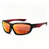 Gafas de sol futuristas a prueba de viento europeas y americanas, Gafas de sol polarizadas y anti-UV de moda para ciclismo y conducción, Gafas de sol versátiles y geniales para hombre