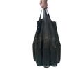 Bolsas de Basura Gruesas con Cordón, Bolsas de Plástico Negras Grandes Portátiles para el Hogar, Cocina, Almacenamiento y Clasificación de Cubos de Basura