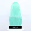 60cm Cosplay anime peruca universal Coser cabelo falso vermelho preto azul verde marrom roxo rosa cabelo longo e reto