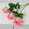 Cremoso y Suave, Tacto Realista, Bouquet de Novia de Rosa Hidratante, Material Floral para Boda de San Valentín con Rosas