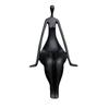 Escultura de Figura Feminina em Posição Sentada Criativa Nórdica Ornamentos de Resina Sala de Estar Armário de Vinho Entrada do Quarto Estudo Decorações para Casa