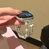 Pulseira de Relógio com Contas de Bolinhas em Formato de Coração Adequada para Apple Watch iWatch 12ª Geração 11/10