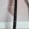 Tira Rayada de Pedrería Semicírculo Ss6.5 No. 3 Cadena Escalonada Empalmada Decoración para Zapatos y Bolsos de Mujer Accesorios de Encaje Yid