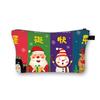 Bolsas de Navidad Nueva Bolsa de Cosméticos Navideña para Niños Bolsa de Tocador de Dibujos Animados Bolsa de Almacenamiento Estampada
