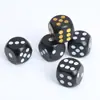 Madeira Sólida Natural Cantos Arredondados Madeira Ponto Preto Peneira Barra Dados Script Killing Dados Tabuleiro de Jogo Adereços Acessórios