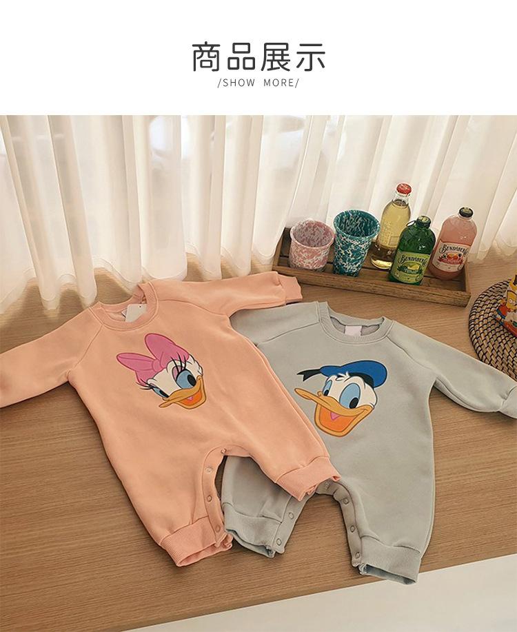 2020秋冬新款男女婴童卡通长袖连体服哈衣连身衣Y9007_
