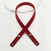 Bolso de mano con línea de presión cruzada correa cierre a presión tejido diagonal debajo del brazo bolso de mujer correa de hombro de cuero de repuesto accesorio desmontable