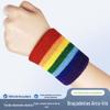 Arco-íris Esportes pulseira homens e mulheres pulseira pulseira de basquete pulseira colorida casal moda pulseira tecido personalidade