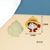 Anime One Piece DIY acessórios de jóias de liga Boneca dos Desenhos Animados chaveiro colar pingente materiais artesanais