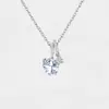 Liga de Cobre Transfronteiriça Simples e Fashion Elegante Exquisito Nicho Versátil Zircônia Joia de Corrente para Clavícula de Luxo Leve