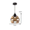 Lámpara colgante de bola de fieltro color crema con hilo de algodón estilo francés para sala de estar, comedor, dormitorio principal, estudio, luminaria de estilo bohemio