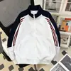 Chamarra deportiva unisex de estilo americano de moda, marca ins, manga raglán, cárdigan de otoño e invierno, cuello alto, moderna y rejuvenecedora, versátil