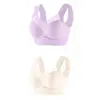 Venta Directa de Fábrica Transfronteriza Talla Grande Sujetador de Encaje sin Cables Ropa Interior Delgado Lateral Reducción de Senos Push-Up Sujetador Ajustable