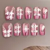 Unhas de Manicure Unhas Usáveis Feitas à Mão Manicure Puro Desejo Patch para Manicure Unhas Postiças Unhas Usáveis Feitas à Mão Unhas de Luxo