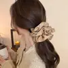 Scrunchie Plissado de Bolinhas Estilo Coreano para Mulheres, Estilo Preguiçoso de Outono e Inverno, Elástico de Cabelo de Alta Qualidade para Coque e Rabo de Cavalo