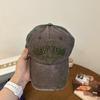 Gorra de Béisbol Transfronteriza de Moda Sombrilla para el Sol al Aire Libre Bordado con Letras Unisex Gorra de Pato Visera Curva Letras en Inglés