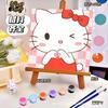 20*20 Desenho Animado Pintura a Óleo Digital DIY Colorir Pintura Decorativa Genshin Flor Pintura a Óleo Pintura a Óleo Digital Infantil Atacado