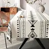 Mantel de Estilo Étnico, Sin Lavado, Resistente al Aceite e Impermeable, Tapete Rectangular para Mesa de Comedor, Nuevo Modelo 2024, Mantel de Mesa de Café de Lujo Ligero y de Gama Alta