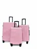 Malas de Viagem Personalizadas Transfronteiriças de ABS de 20 polegadas, Grande Capacidade, para Embarque, Rodas Universais, Carrinho, Mala com Senha, Conjunto de Três Peças