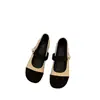 Zapatos planos estilo Chanel para mujer, nueva colección otoño 2026, estilo francés elegante y delicado, adecuados para combinar con faldas, zapatos Mary Jane, mocasines