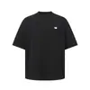 Camiseta Masculina Casual de Verão com Estampa de Letras em Inglês, Manga Curta, Corte Solto, Estilo Americano Street Style, Gola Redonda