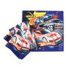 Toallas Cuadradas Impresas Transfronterizas, Toallas de Apoyo de Animación de Dibujos Animados, Impresión de Patrón de Carreras con Logotipo Personalizado, Toallas de Mano Personalizadas