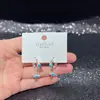 Brincos de Urso Amorosos para Outono e Inverno para Mulheres, Fofos e Doces, Versáteis, Galvanoplastia Ecológica, Atacado de Acessórios Yiwu
