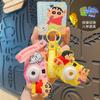 Llavero Colgante de Cámara de Proyección Pequeña Crayon Genuino Juguete Creativo Pareja Mochila Escolar Decoraciones Colgantes Regalo Descompresión Venta al Mayoreo