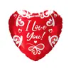 Colección Globos de Película de Aluminio en Forma de Corazón de 18 Pulgadas para San Valentín, Globo para Confesión de Boda, Globo Decorativo para Fiesta, Papel de Aluminio