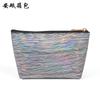 Nuevo en Stock Bolso Cosmético de PVC Cepillado Láser Set de Tres Piezas Caja de Herramientas para Manicura Tatuada Bolso de Mano Neceser
