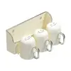 Portacepillos de dientes vaso para enjuague bucal pasta de dientes cepillo de dientes estante de almacenamiento de pared estante para el hogar estilo pareja un par lujo ligero alta apariencia