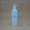 Botellas de plástico blanco de hombro plano de 200ML en stock del fabricante, botellas dispensadoras, botellas de rata, botellas de plástico PE