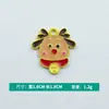 Versión Coreana al por mayor de Aleación Creativa Goteo de Aceite Colorido Navidad Reno de Navidad Colgante Accesorios Joyería Hecha a Mano DIY