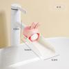 Extensor de grifo inodoro cocina lavado de manos lindo caricatura niños universal extensión de silicona extensión a prueba de salpicaduras agua