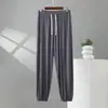 Calça Casual Masculina Afunilada Novo Estilo, Tamanho Grande, Caimento Solto, Com Bolsos, Comprimento Cropped, Esportiva, Simples Harem
