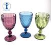 Venta minorista mayorista directa de fábrica vidrio mechanism glass de color copa de vino tinto copa de vino enano púrpura
