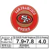 Novo Patch de Tecido Redondo Yaxiu Liga de Futebol NFL Patch de Tecido Popular Transfronteiriço Tk Decoração de Bolsa